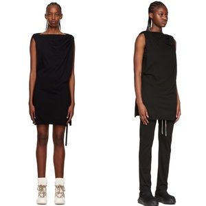 Rick owens drkshdw toga Dress long shirt in black